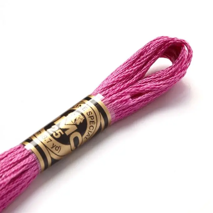 Neue Ware Mouliné-Faden für Stickereien – Rosa-violette Töne – COL 3607