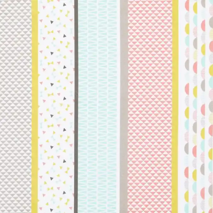 Markenware Skandinavischer Streifen Baumwollstoff, 160cm Breite