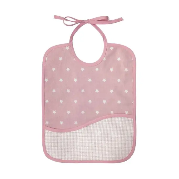 Stickerei-Lätzchen „Sterne“ 6 Monate Neue Ware