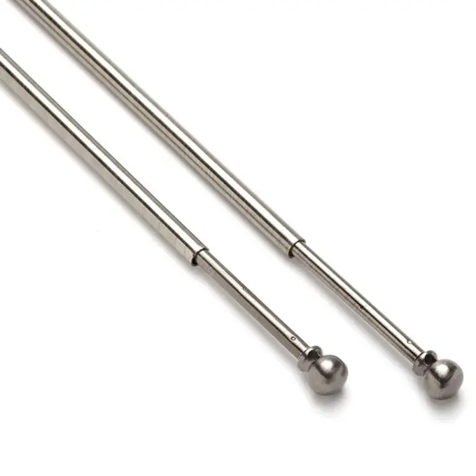 Super-Preis 2 Zinnstangen 40-60 cm mit Kugelenden