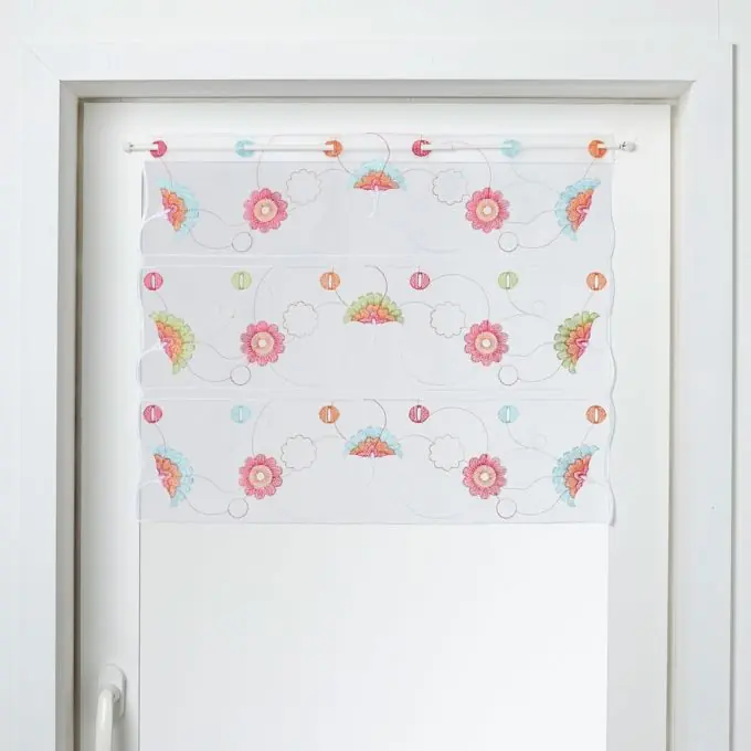 Bestseller Gardinenstoff Folklore Blumen