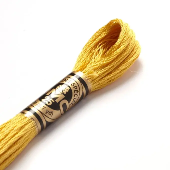 Knallerangebot Mouliné-Faden für Stickereien – Gelb- und Orangetöne – COL 3821