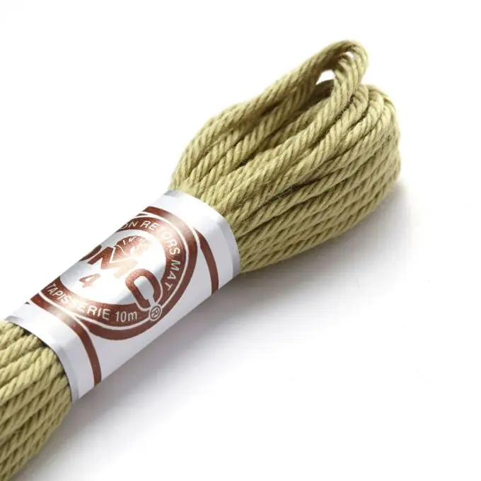 Billig Zwirnsfaden für Stickerei, mattes Grün – COL 2495