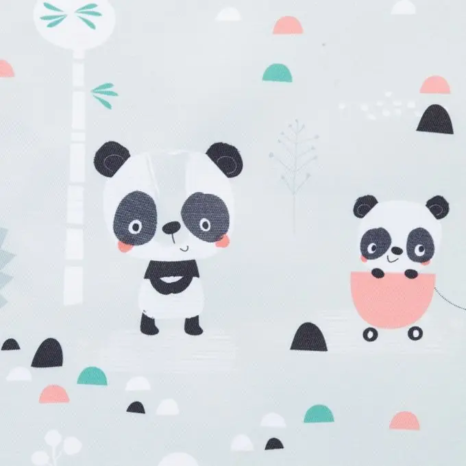 Kostenloser Rückversand Baumwoll-Twillstoff Panda-Print 140cm Breite