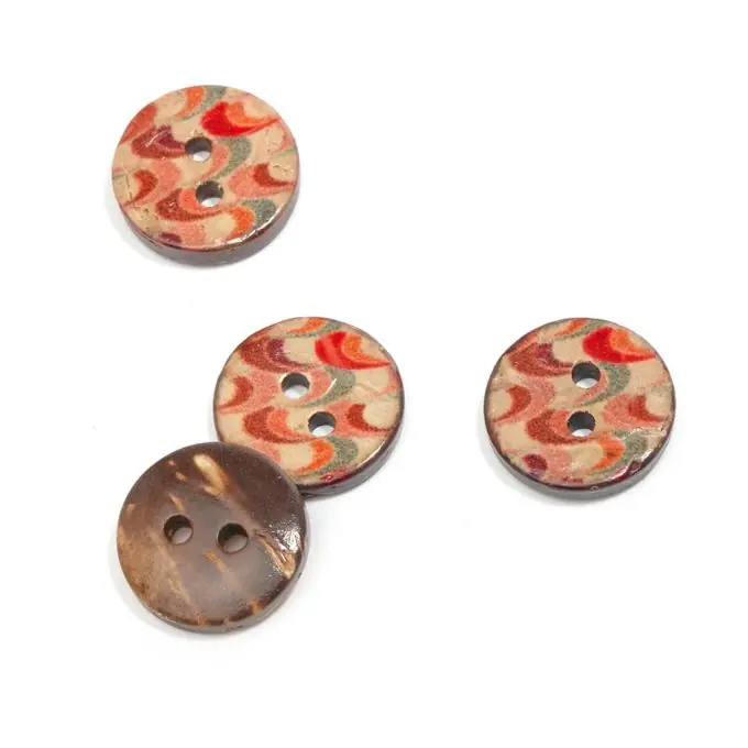 Kostenloser Versand Knopf 2 Löcher Koko Schmetterling