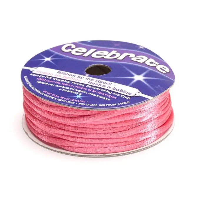 Kordelspule, fuchsia, 2 mm Weltweiter Versand