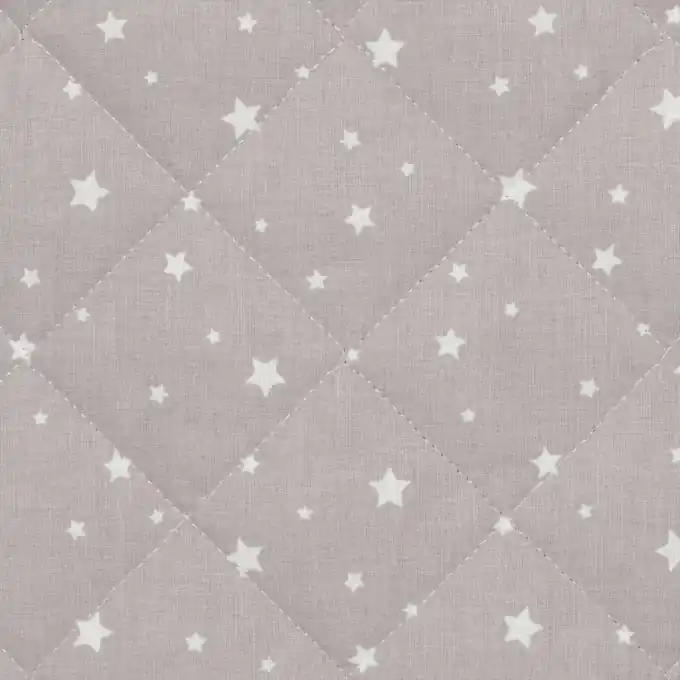 Letzte Chance Kinder Steppstoff Sterne Grau 150cm Breite