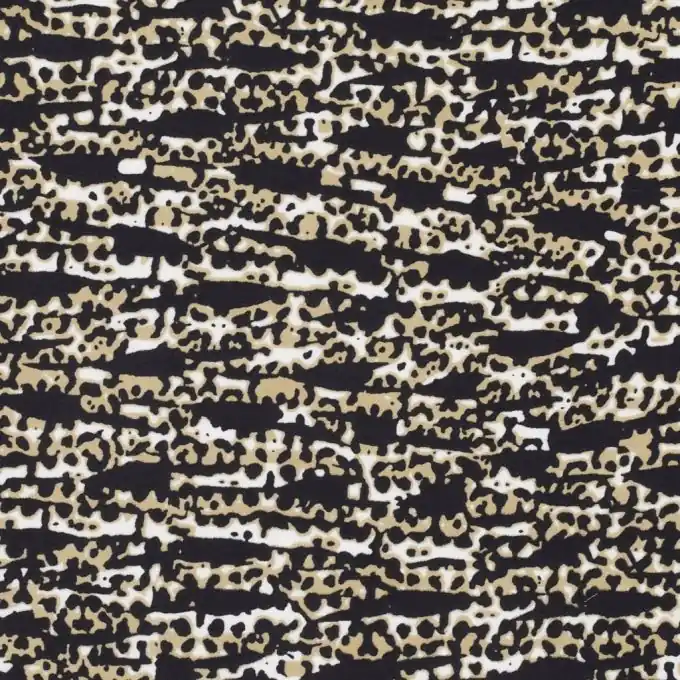 Saisonangebot Safari Satin Schwarz 145cm Breite