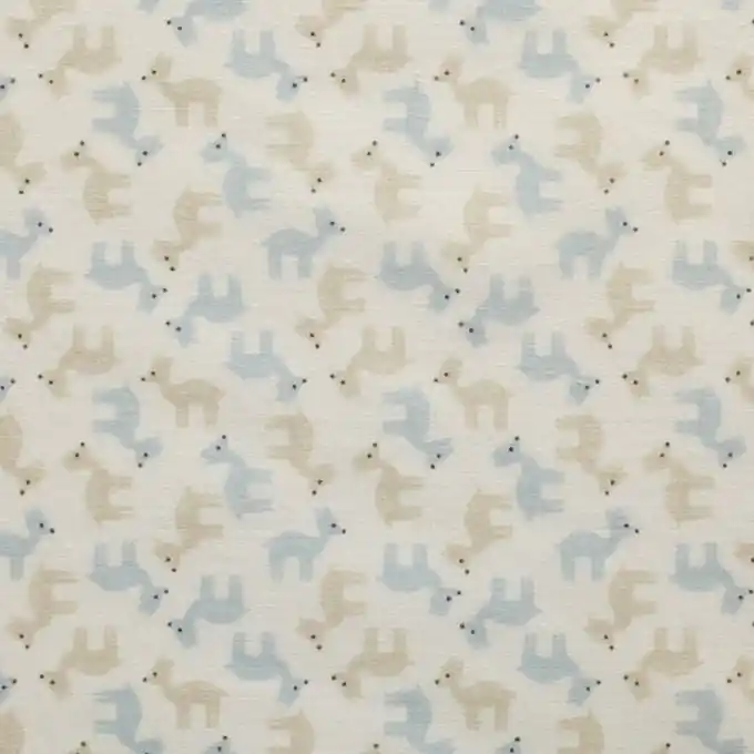 Kinder Baumwollstoff mit Rehkitz-Druck, 140 cm Breite Top-Qualität