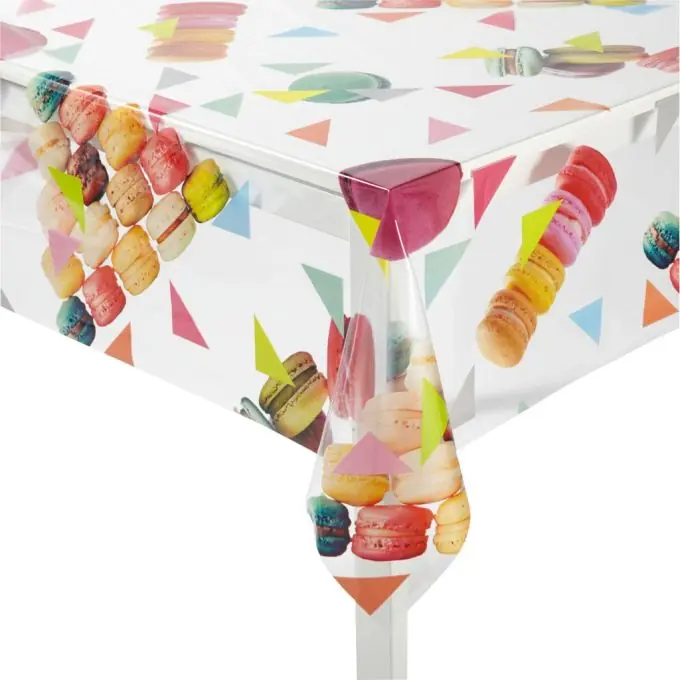 Transparente Tischdecke Macarons Ausverkauf