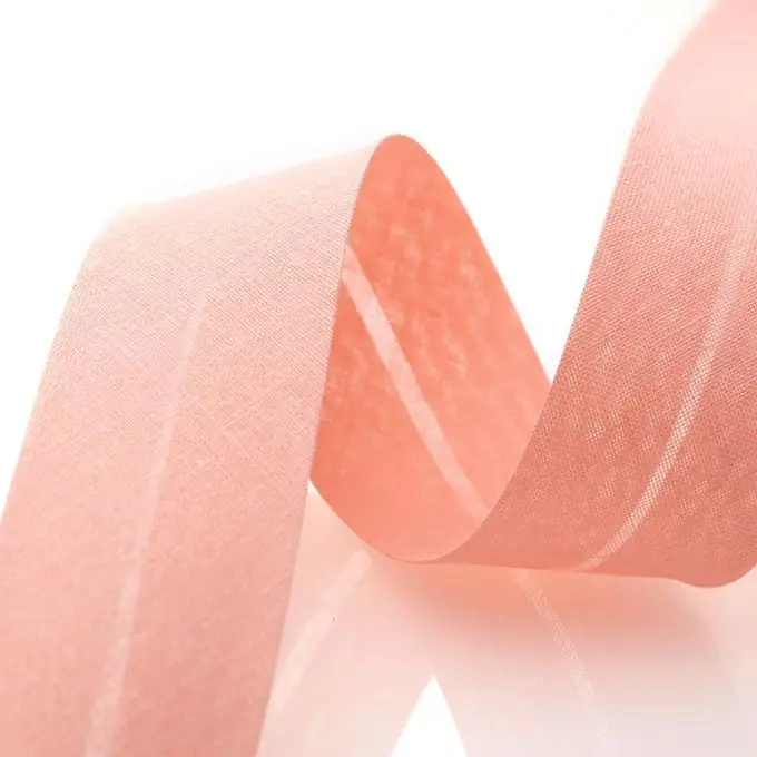 Neuheit Schrägband für alle Textilien – Lachsfarben, 30 mm