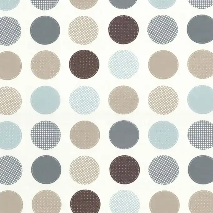 Sichere Zahlung Dicker Baumwollstoff Kreis