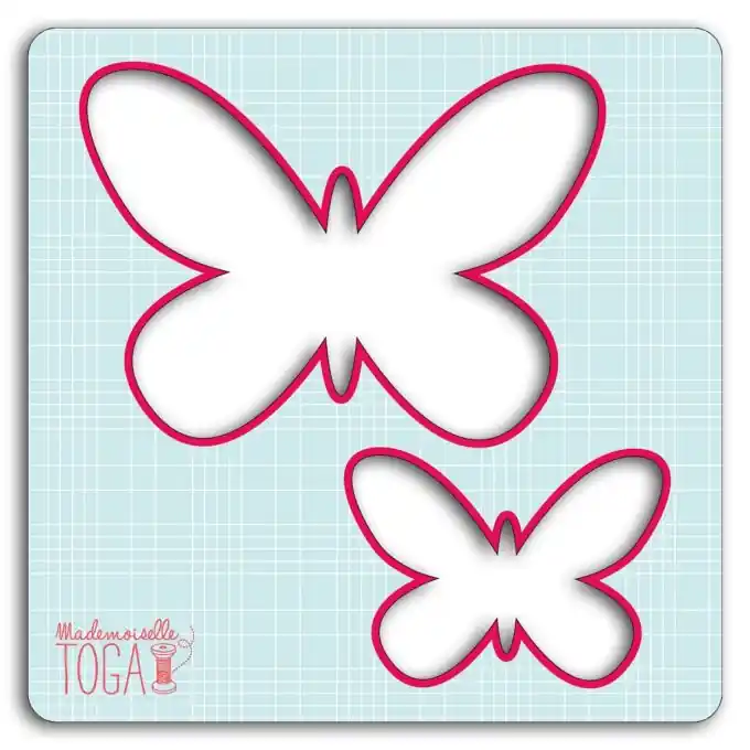 Schablone Nähen Schmetterlinge Rabatt