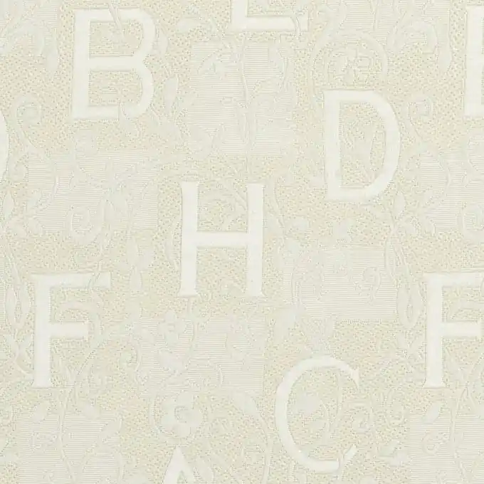 Markenprodukt Piquéstoff Kalligrafie extra breit