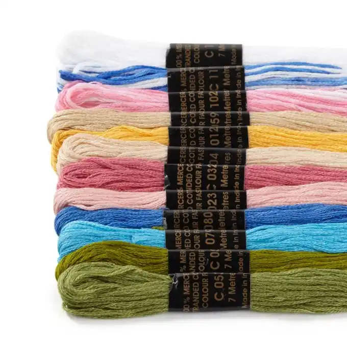 12 Knäuelfäden Mouliné Beliebt