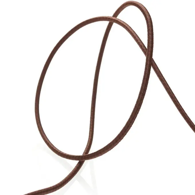 Sofort Bestellen Elastikkordel 2,4mm Braun – Flexibles Band