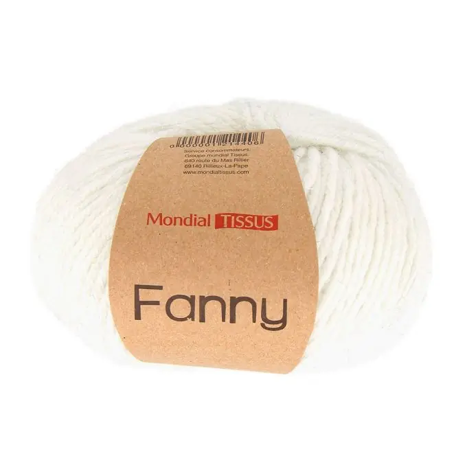 Kracherpreis Strickgarnknäuel Fanny – Weiß