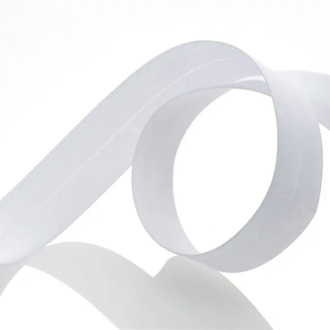 Im Trend Schrägband für alle Textilien – Weiß, 20 mm