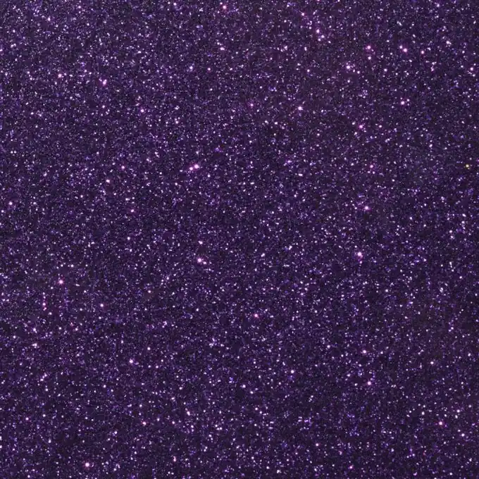 Highlight Verzierung zum Aufbügeln mit Pailletten, violett