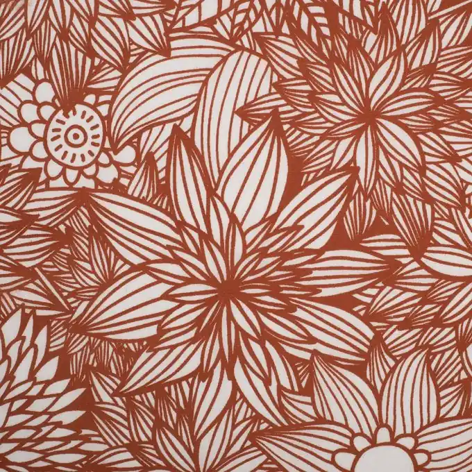 Premium Baumwollstoff Große Blumen 150 cm Breite