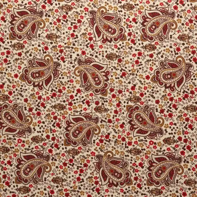 Kaschmir Cretonne-Stoff Auban 160 cm Breite Preis Gesenkt