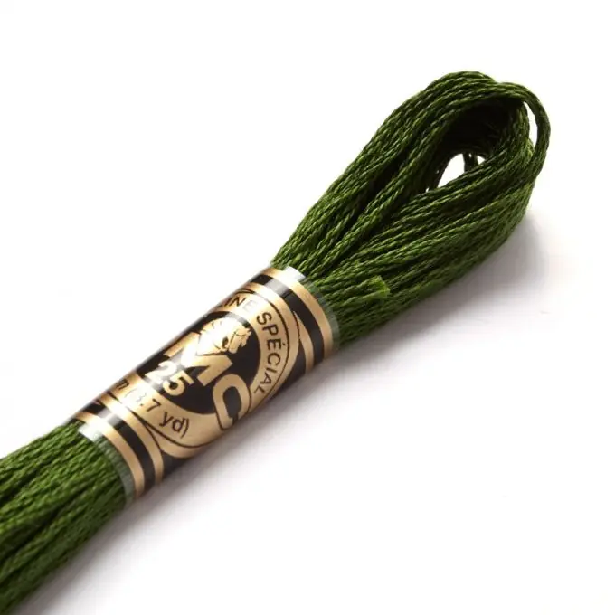 Neuheit Mouliné-Faden für Stickereien – Grüntöne – COL 3345