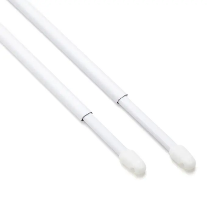 Schneller Versand 2 flache Gardinenstangen, 80 – 100 cm