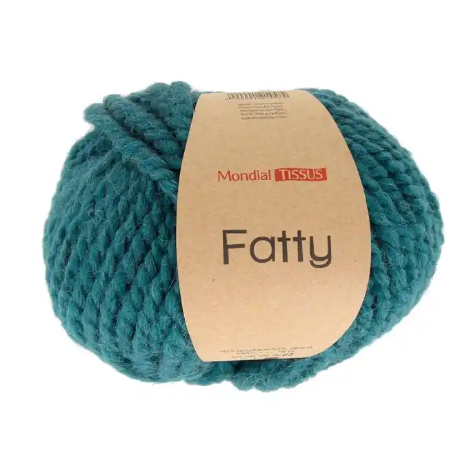 Alpaka-Wollknäuel Fatty Blau 56m Länge Heißes Angebot