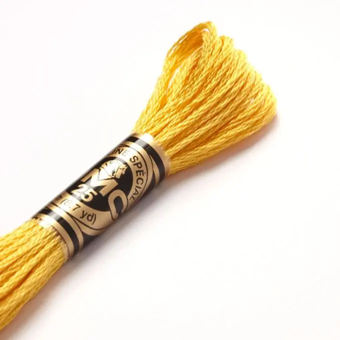 Mouliné-Faden für Stickereien – Gelb- und Orangetöne – COL 725 Kracherpreis