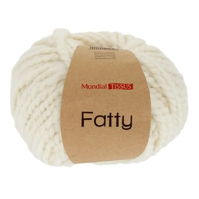 Strickgarnknäul Fatty – Ecru Neuheit