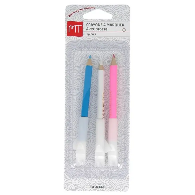 Markenware Set mit 3 Textilmarkern)