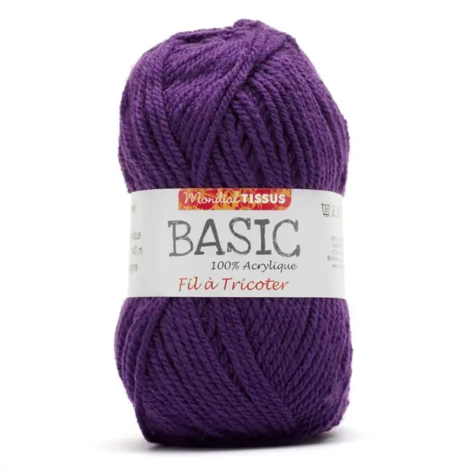 Original Strickgarnknäuel Basic, violett