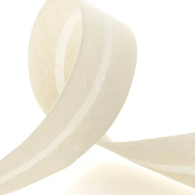 Schrägband für alle Textilien – Hellbeige, 40 mm Neu Im Sortiment