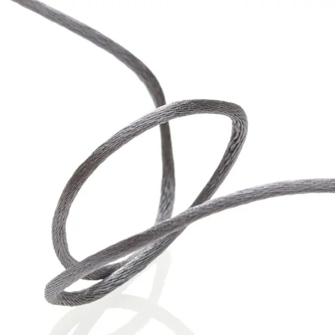 Super-Preis Kordel, dunkelgrau, 2 mm