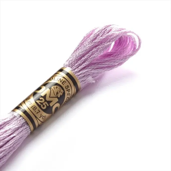 Kracherpreis Mouliné-Faden für Stickereien – Rosa-violette Töne – COL 153