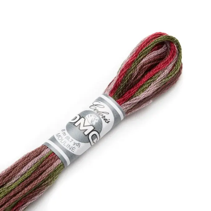 Mouliné-Faden Variation für Stickerei – Rot und Braun – COL 4518 Zertifiziert