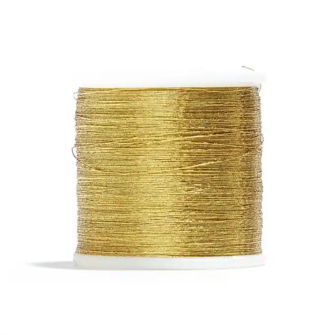 Metallgarnspule, gold, 91 Meter Begrenztes Angebot