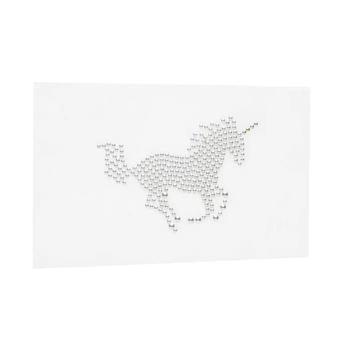 Mini Bügeltransfer „Einhorn“ 9x7cm Preis Gesenkt