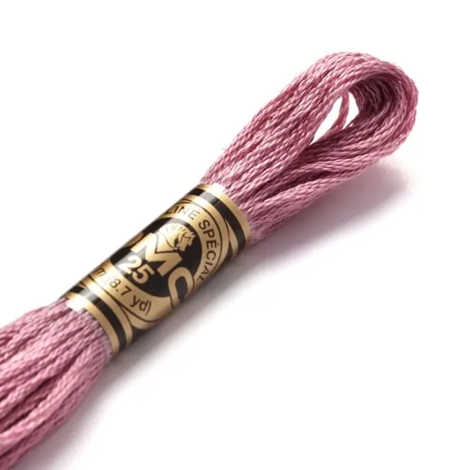 Direktkauf Mouliné-Faden für Stickereien – Rosa-violette Töne – COL 316