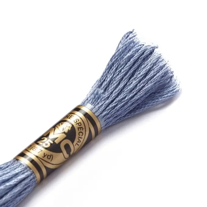Garantierte Lieferung Mouliné-Faden für Stickereien – Blautöne – COL 160