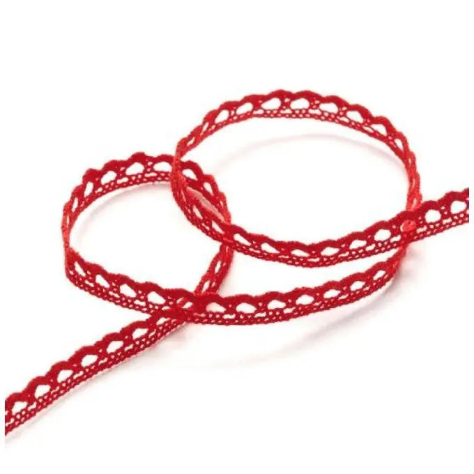 Spitzenband 10 mm, rot Limited Edition