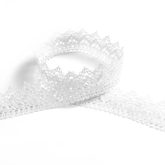 Spitzenband 25 mm, weiß Nur Für Kurze Zeit