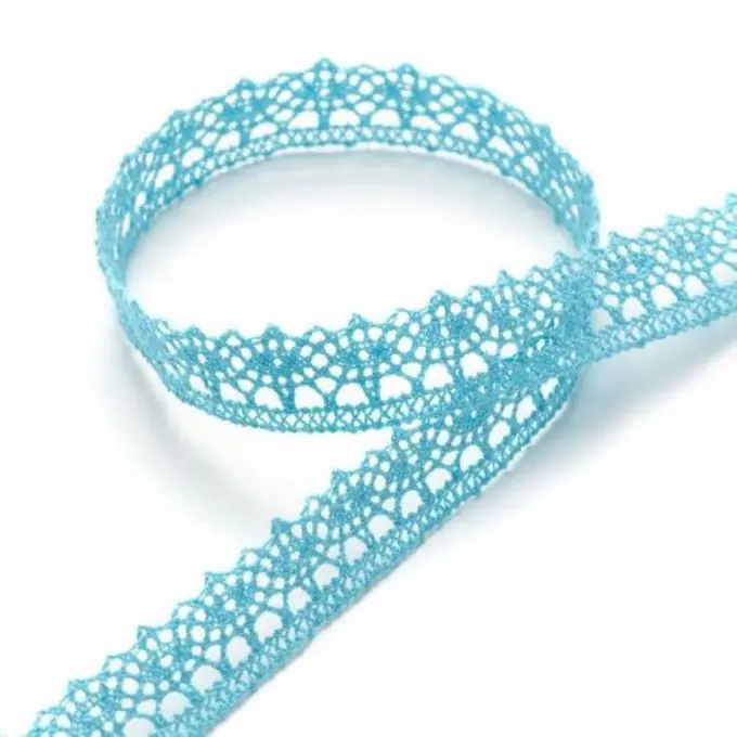 Spitzenband 12 mm, blau Neuheit