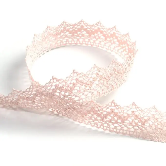 Spitzenband 25 mm, rosa Abverkauf
