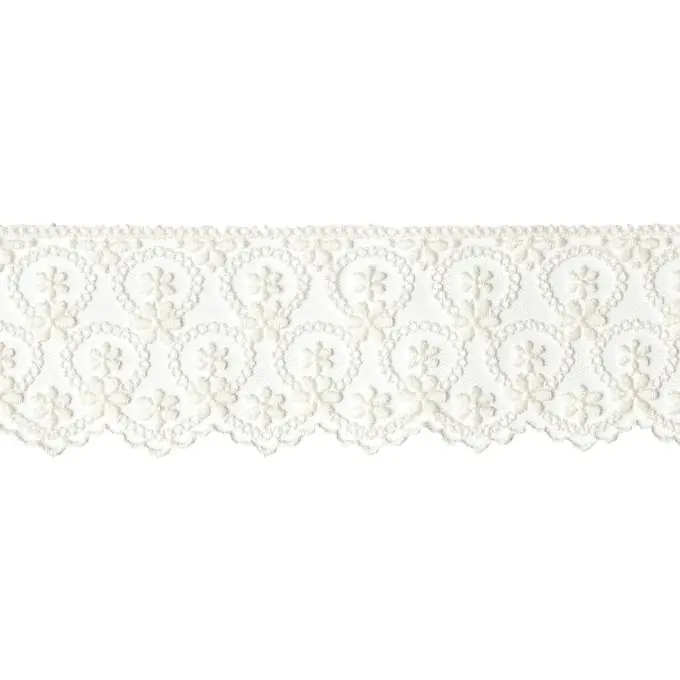 Jetzt Zugreifen Geblümtes Spitzenband 60 mm, ecru
