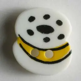 Hochwertig Nähzubehörknopf – Größe: 15mm – Farbe: weiß