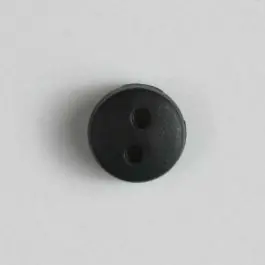 winziger Puppenknopf mit 2 Löchern – Größe: 6mm – Farbe: schwarz Nur Für Kurze Zeit