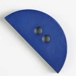 Kunststoffknopf, halbrund – Größe: 55mm – Farbe: marineblauKunststoffknopf, halbrund, 2 Loch – Neu Im Sortiment