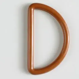 D-Ring, Kunststoff – Größe: 25mm – Farbe: braun Kostenloser Rückversand
