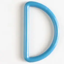 Meistverkauft D-Ring, Kunststoff – Größe: 25mm – Farbe: blau
